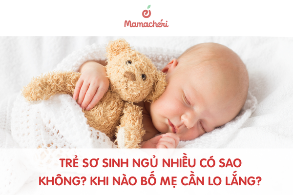 Trẻ sơ sinh ngủ nhiều có sao không? Khi nào bố mẹ cần lo lắng?