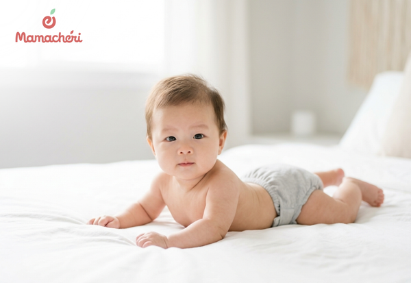 Những lần ngẩng đầu đầu tiên đánh dấu sự phát triển của khối cơ vùng cổ và vai.
