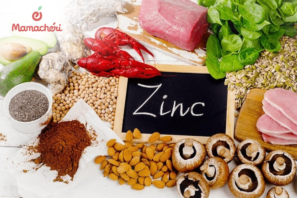 Kẽm đóng vai trò quan trọng trong việc phát triển thể chất
