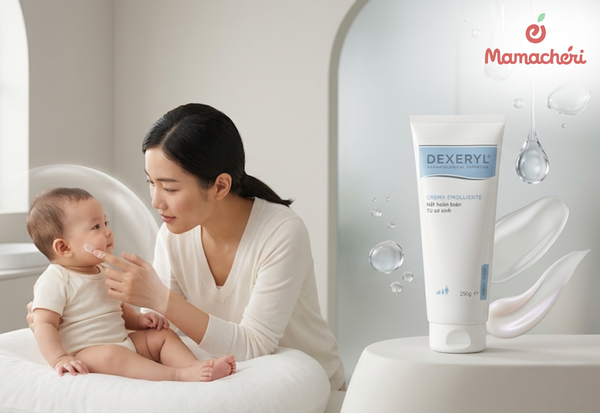 Kem dưỡng ẩm cho da chàm sữa và viêm da cơ địa Dexeryl Emollient Cream