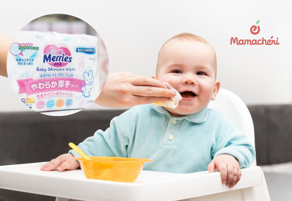 Khăn giấy ướt Merries mềm mại giúp chăm sóc da trẻ sơ sinh hiệu quả