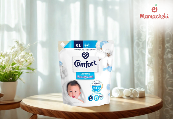 Làn da con luôn được bảo vệ nhờ công thức dịu nhẹ từ&nbsp;Comfort.