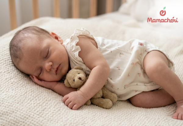 Bodysuit&nbsp;nhẹ nhàng tôn lên những nét đáng yêu, bụ bẫm của bé.