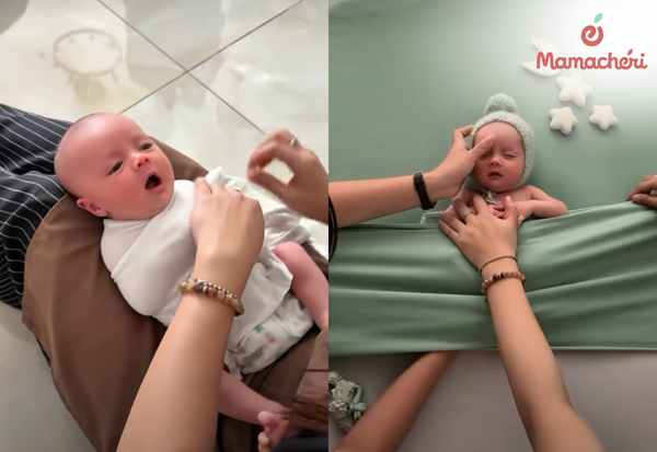 Mỗi cử động và tư thế của bé đều cần sự quan sát và hỗ trợ sát sao từ người lớn