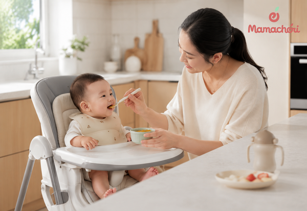 Chiếc ghế ăn dặm hiện đại sẵn sàng cho giai đoạn phát triển tiếp theo của bé