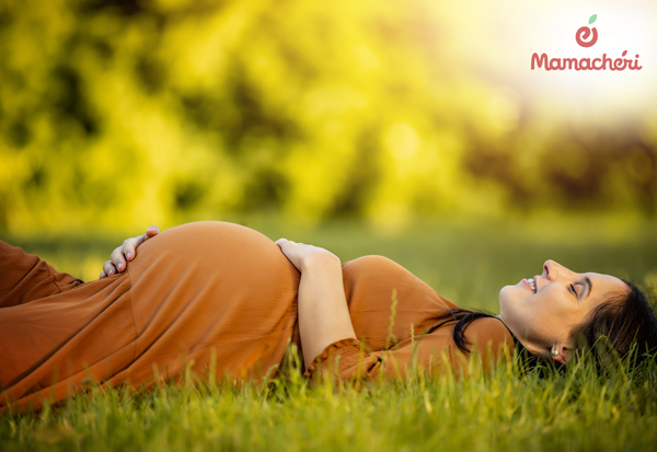 Mẹ bầu ngắm thiên nhiên để thư giãn và thai giáo bằng thị giác