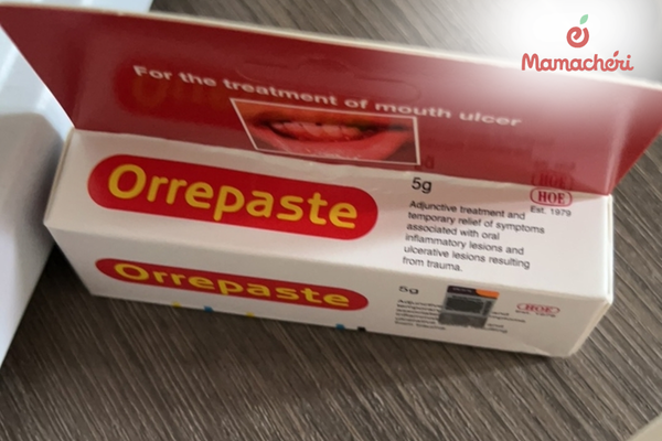 Thuốc bôi nhiệt miệng Orrepaste hỗ trợ giảm khó chịu do vết loét trong miệng