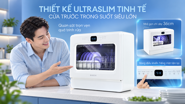 Máy rửa bát cho bếp nhỏ: Vì sao KOCHI C510 đáng cân nhắc?