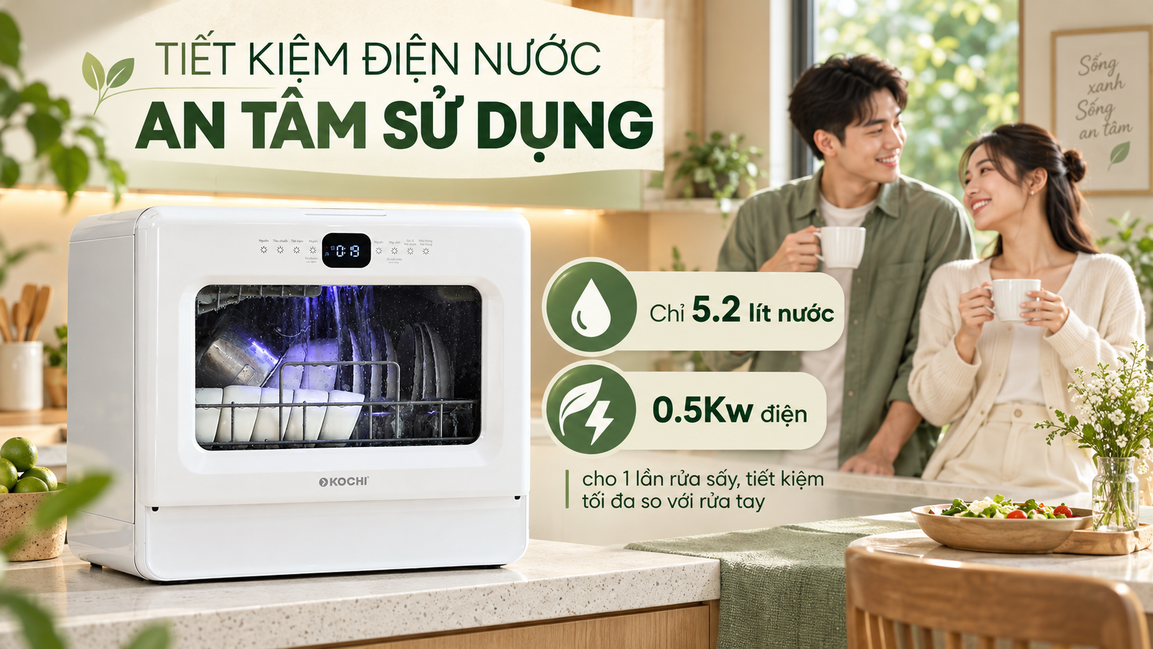 KOCHI C510 giúp gia đình trẻ lấy lại thời gian buổi tối như thế nào?