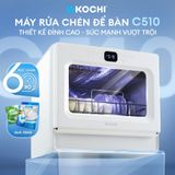 KOCHI CHÍNH THỨC RA MẮT MÁY RỬA CHÉN BÁT ĐỂ BÀN THÔNG MINH KOCHI C510