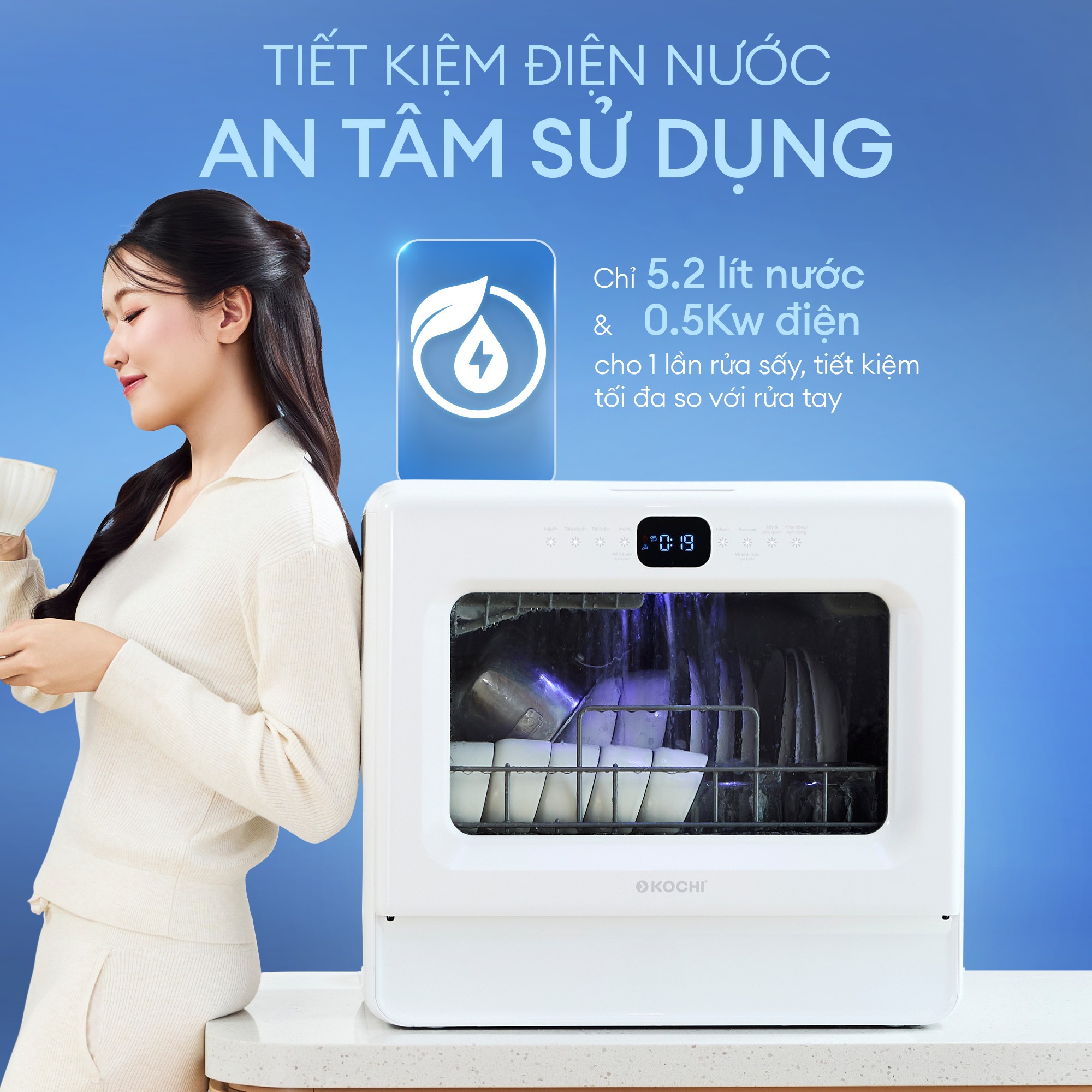 Rửa tay có thực sự tiết kiệm hơn máy rửa bát? Đừng chỉ nhìn vào hóa đơn điện nước
