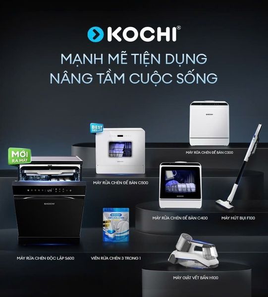 Thương hiệu KOCHI là ai? Vì sao máy rửa bát KOCHI phù hợp với nhiều gia đình Việt?