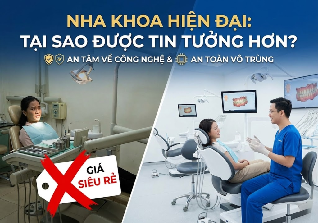 Lý do ngày càng nhiều người tin tưởng phòng khám răng hàm mặt hiện đại