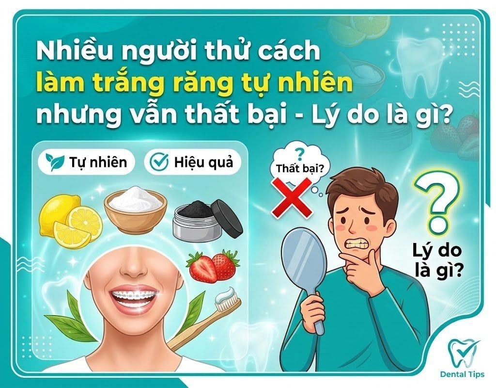 Nhiều người thử cách làm trắng răng tự nhiên nhưng vẫn thất bại - Lý do là gì?