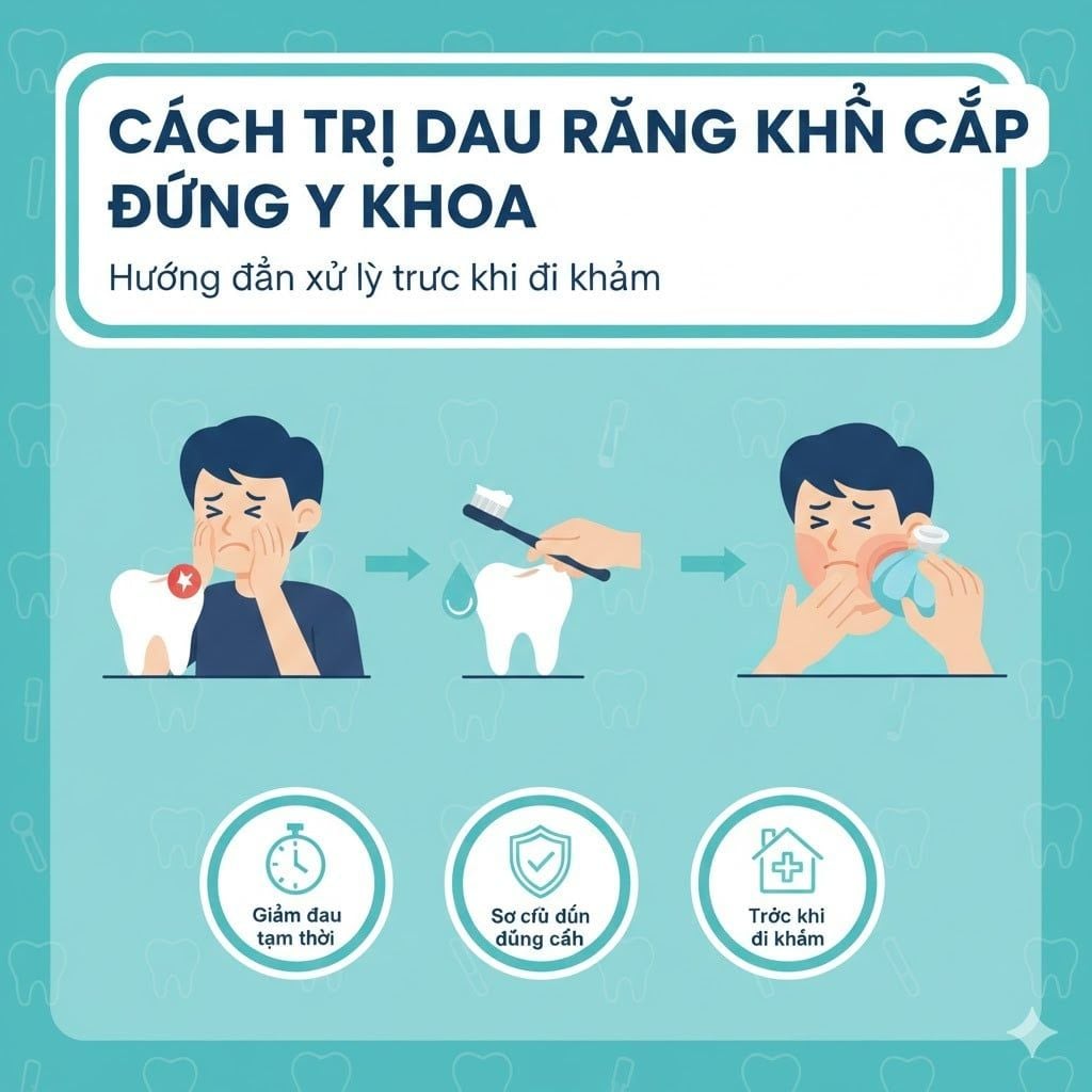 Cách trị đau răng khẩn cấp đúng y khoa - Hướng dẫn xử lý trước khi đi khám