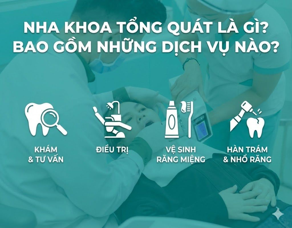 Nha khoa tổng quát là gì? Bao gồm những dịch vụ nào?