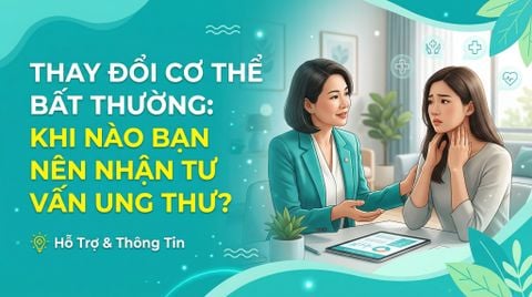 Cơ thể thay đổi bất thường, khi nào nên đi tư vấn ung thư?