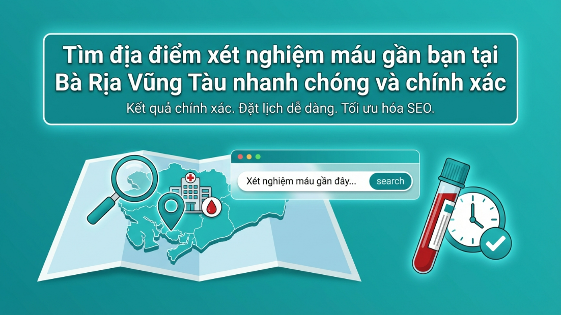 Tìm địa chỉ xét nghiệm máu gần đây tại Bà Rịa Vũng Tàu nhanh và chính xác