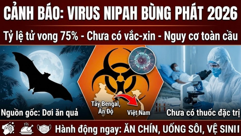 Virus Nipah (2026): Cảnh Báo "Tử Thần" Từ Dơi Và Những Điều Cần Biết Để Phòng Tránh