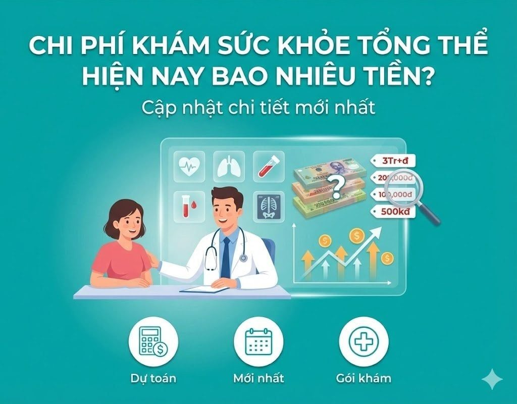 Chi phí khám sức khỏe tổng thể hiện nay bao nhiêu tiền? Cập nhật chi tiết mới nhất