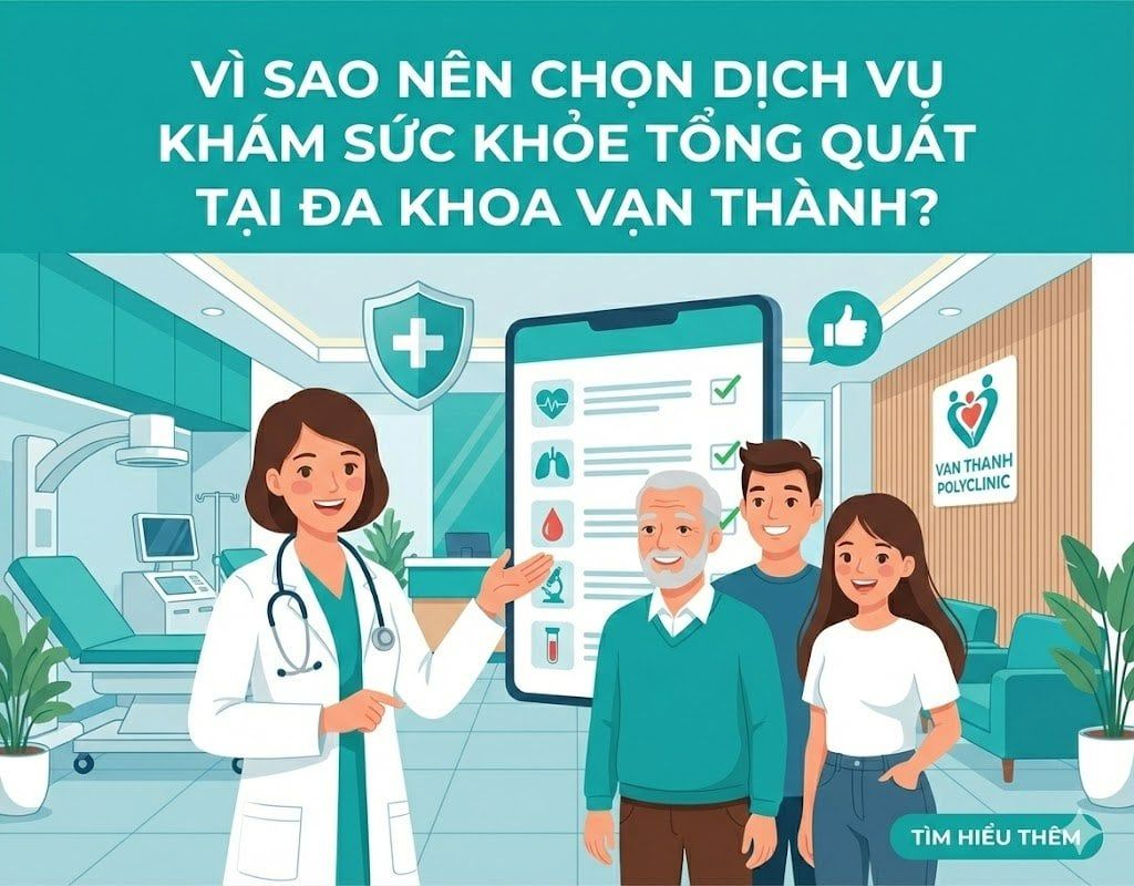 Vì sao nên chọn dịch vụ khám sức khỏe tổng quát tại Đa khoa Vạn Thành?