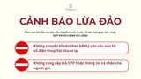 CẢNH BÁO MẠO DANH TOHA HOMEWEAR ĐỂ LỪA ĐẢO CHUYỂN KHOẢN