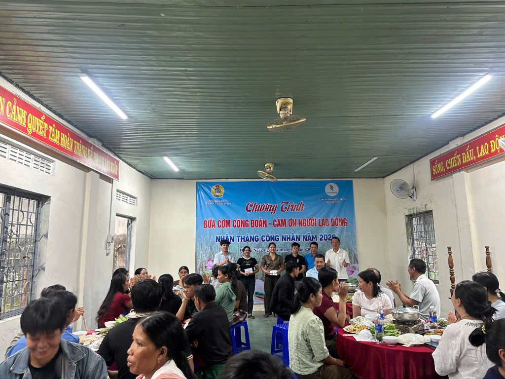 Gần 1.400 đoàn viên, người lao động tham gia chương trình “Bữa cơm Công đoàn” năm 2026