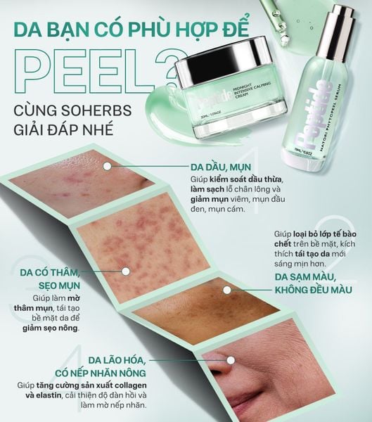 DA BẠN CÓ PHÙ HỢP ĐỂ PEEL?