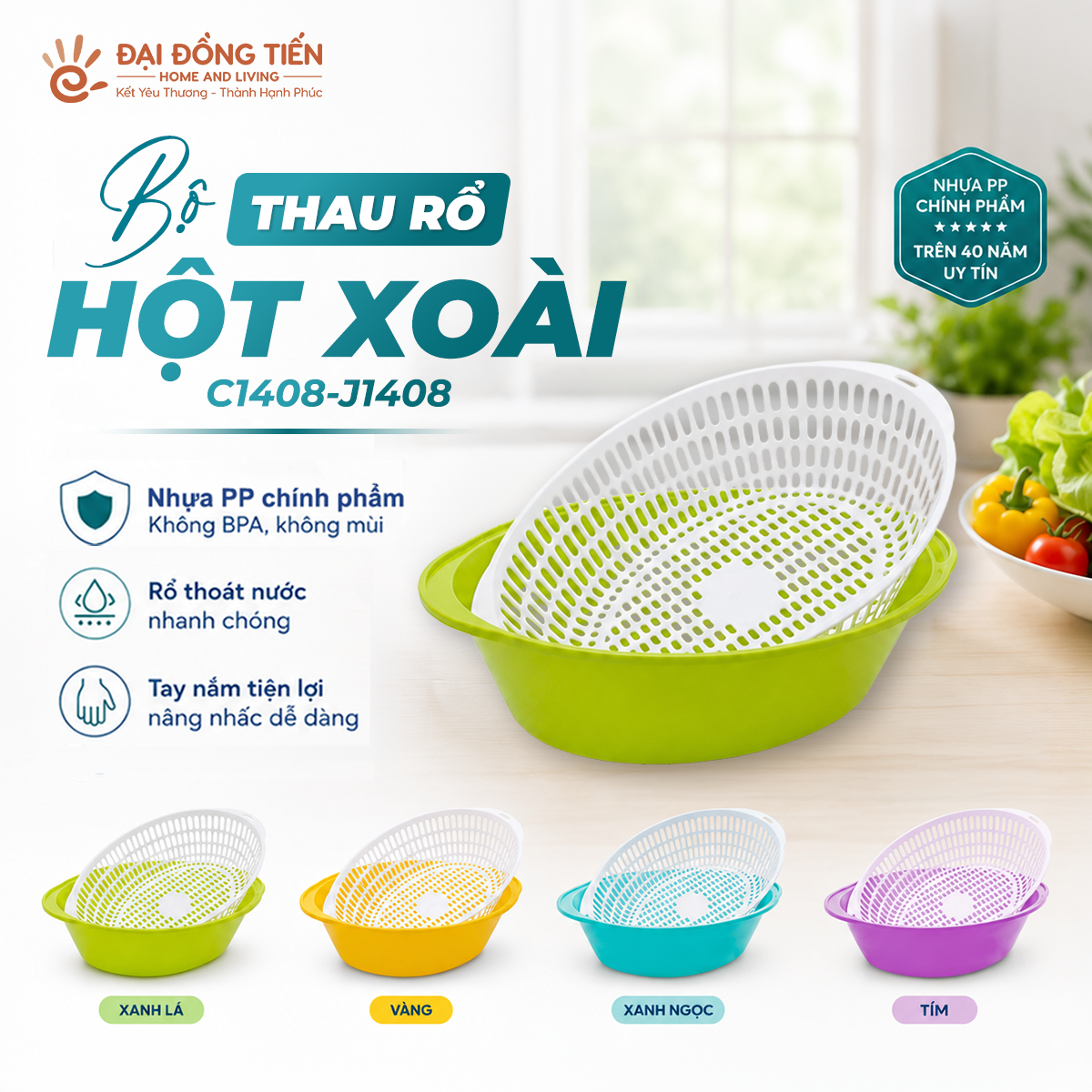 Nhựa PP Nguyên Sinh Là Gì? Lý Do Nên Chọn Thau Rổ Nhựa Cao Cấp