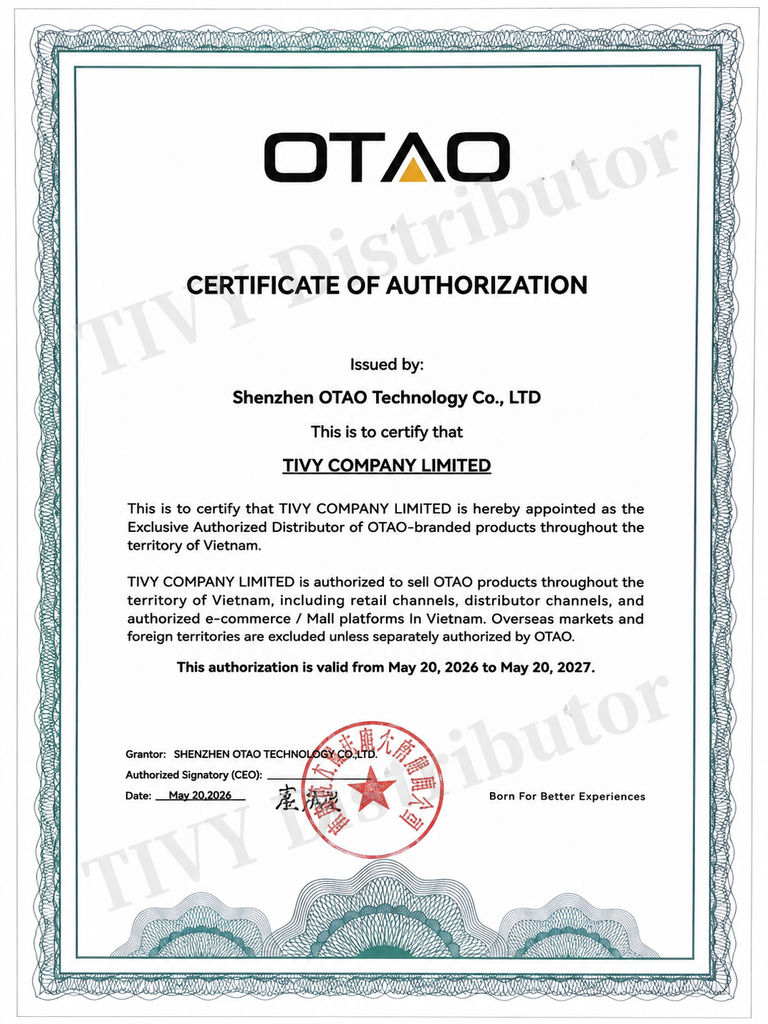 TIVY × OTAO  OFFICIAL EXCLUSIVE DISTRIBUTOR IN VIETNAM