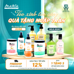 Khuyến mãi tháng 8: Tóc xinh tỏa sáng - Quà tặng ngập tràn | Maria Family