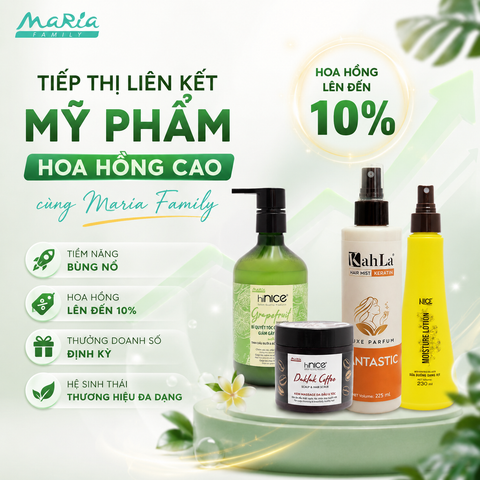 Cách làm tiếp thị liên kết mỹ phẩm hoa hồng cao cùng mariafamily.vn