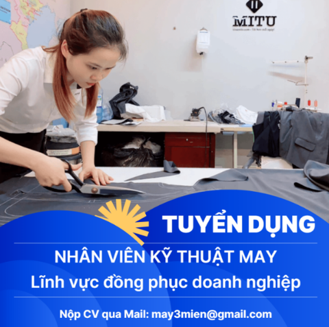 [Tuyển Dụng Kỹ Thuật May T4/2026] Lương 10-14tr | Tại Long Biên