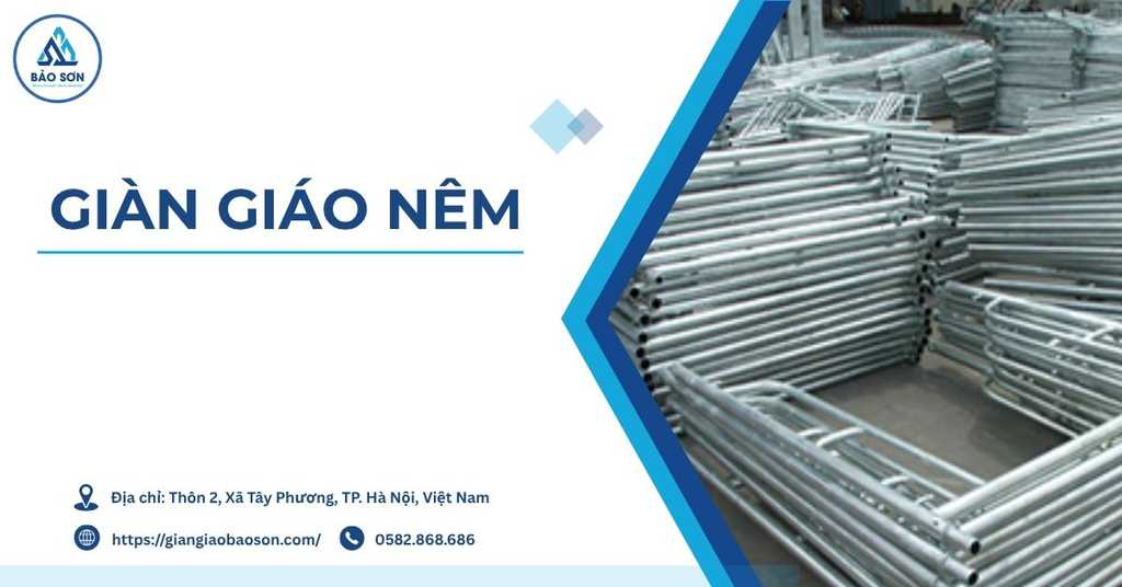 Giàn giáo nêm là gì? Cấu tạo, quy cách và báo giá chi tiết
