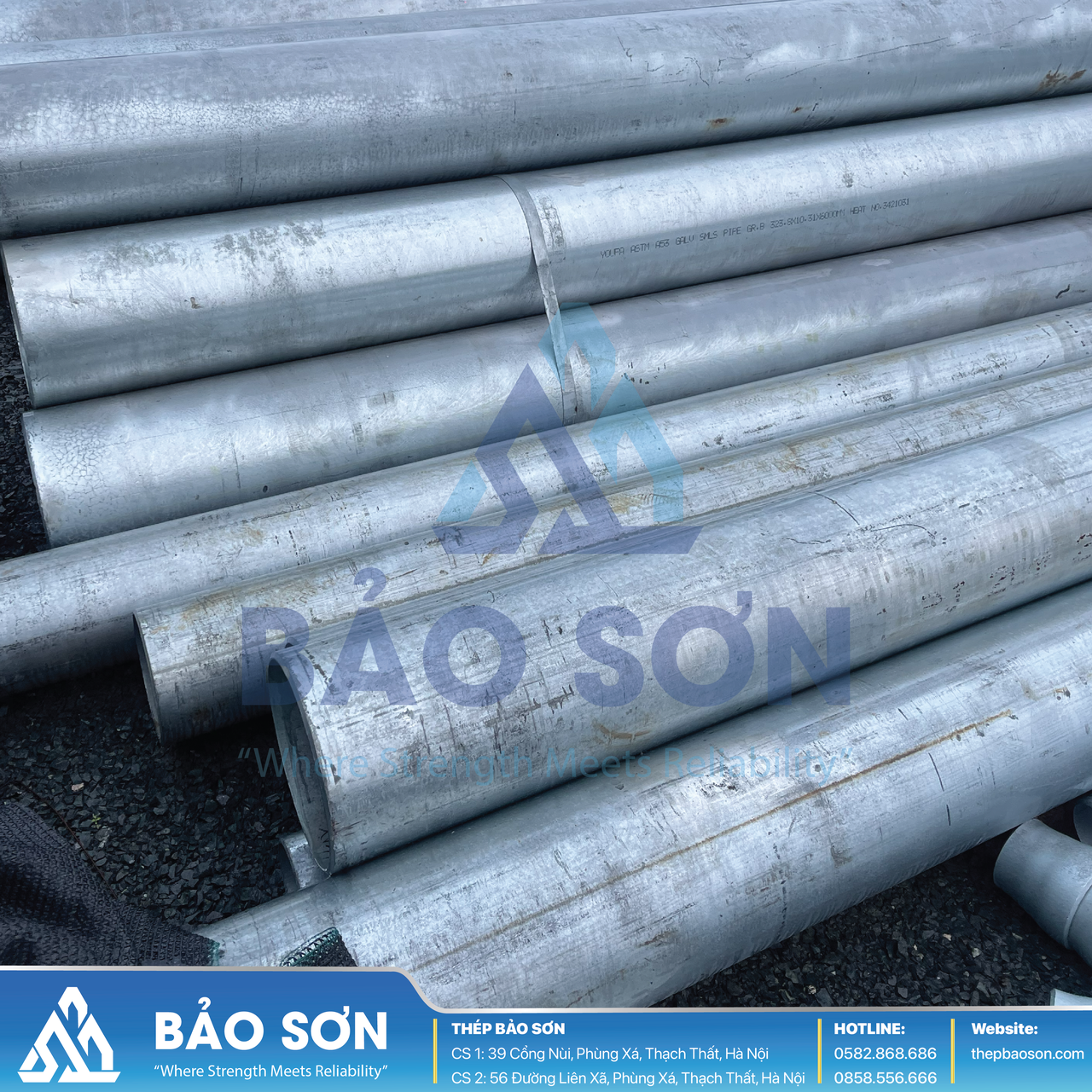 Cấu tạo của ống thép mạ kẽm cỡ lớn