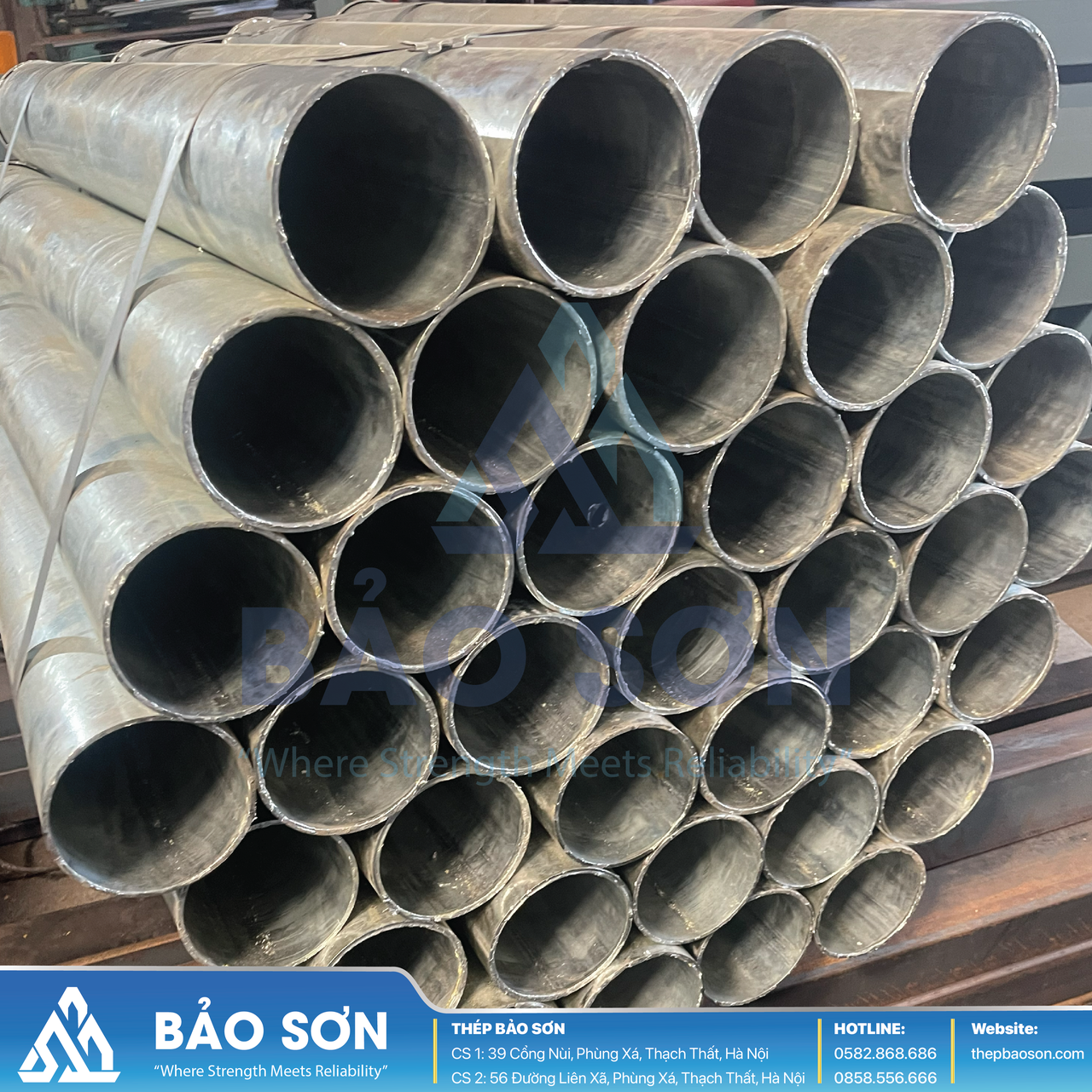 Ống thép mạ kẽm cỡ lớn là gì
