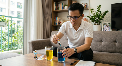 Lọ dung dịch test pH là gì? Vì sao thiết bị nhỏ này được dùng phổ biến để kiểm tra nước
