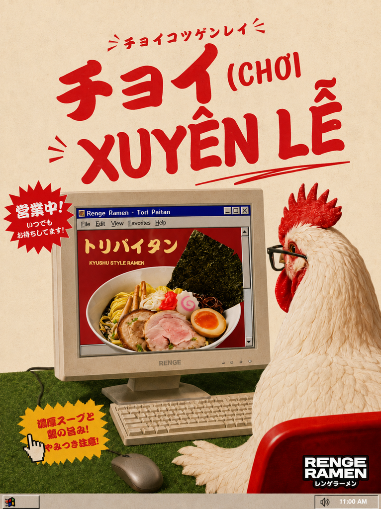 Nghỉ lễ Quốc khánh 2/9 đi đâu? Dừng chân tại Bàu Cát cùng Renge Ramen