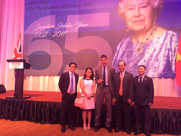 Synergy Power tham dự lễ kỷ niệm sinh nhật lần thứ 91 Nữ hoàng Anh tại Hà Nội.