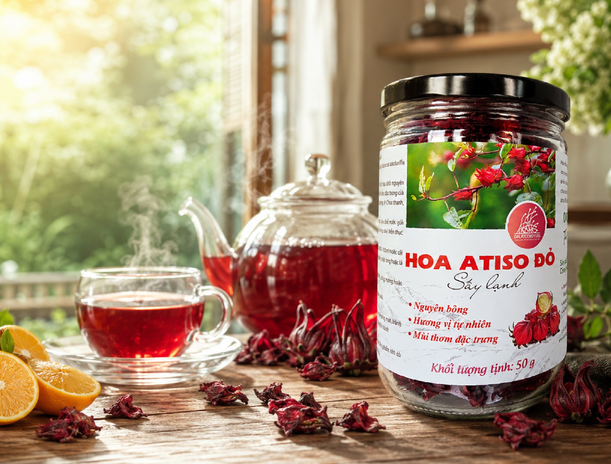 🌺 ATISO ĐỎ SẤY KHÔ - CHÚT CHUA THANH ĐÁNH THỨC MỌI GIÁC QUAN 🍵