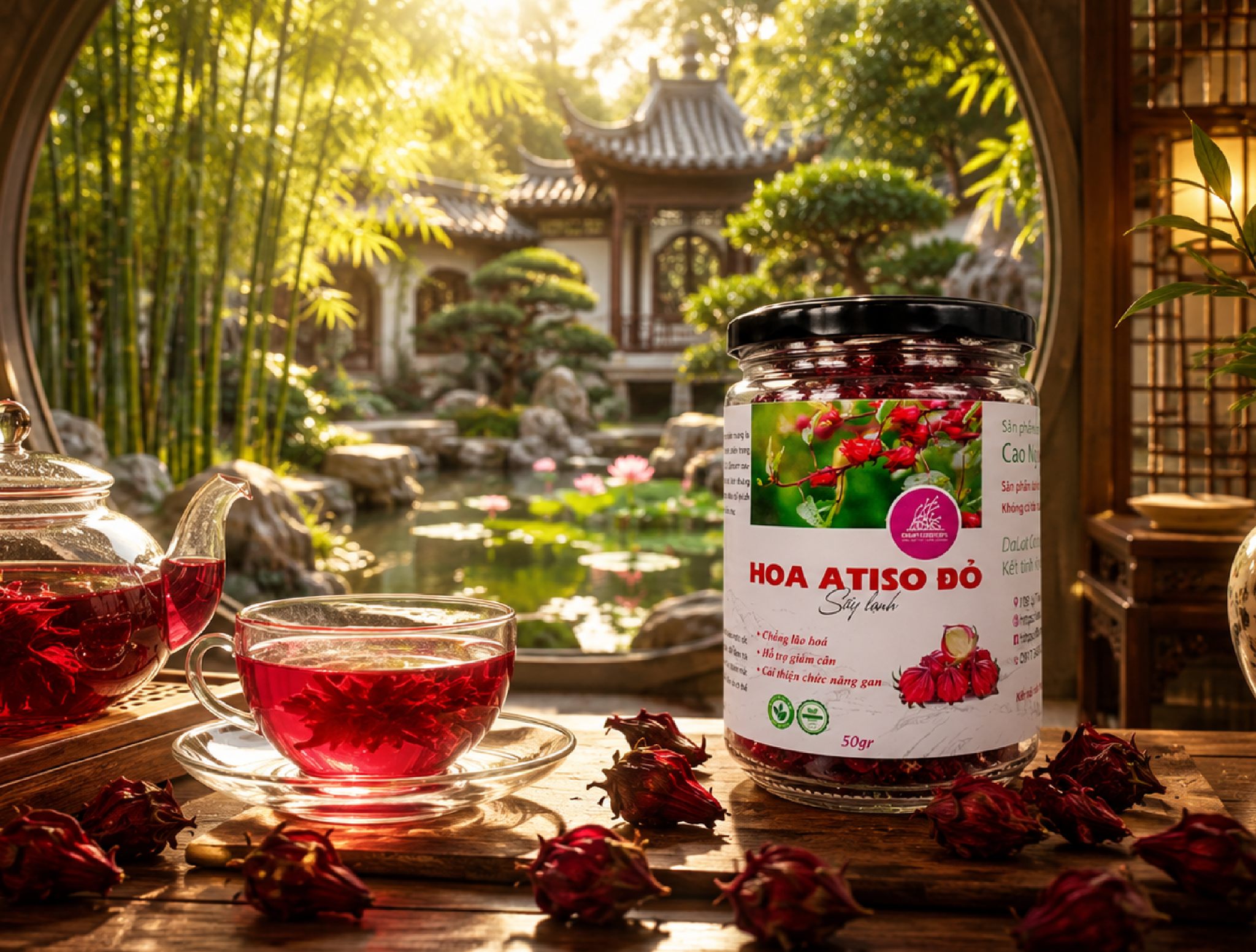🌺 TRÀ THẢO MỘC ATISO ĐỎ