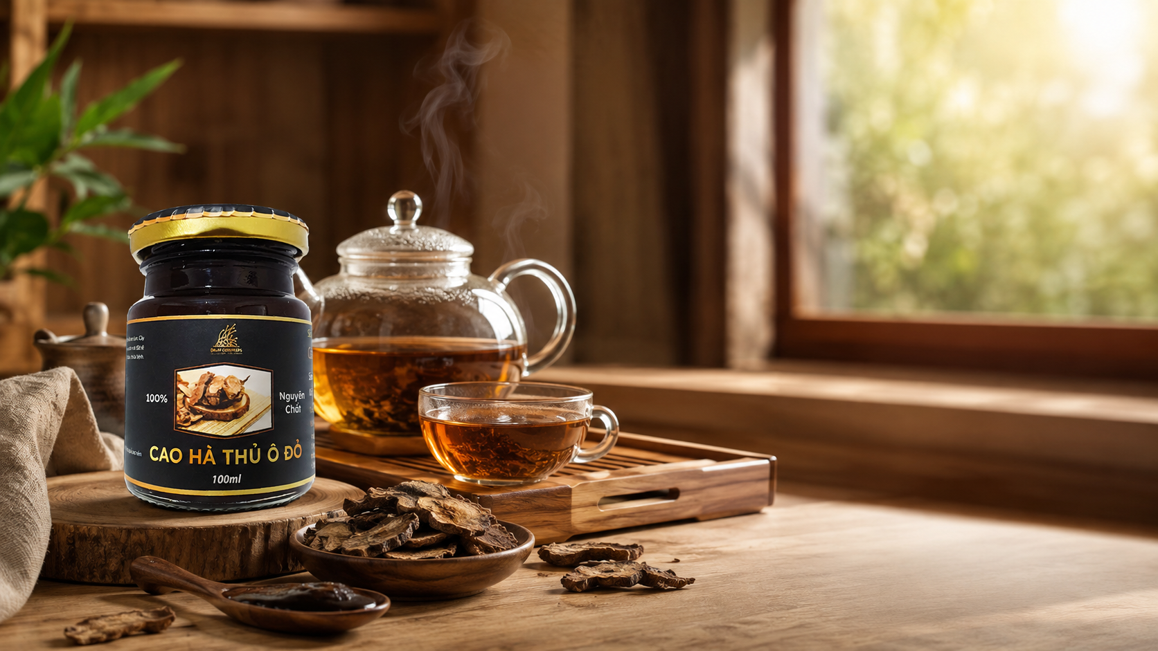 🌿 **CAO HÀ THỦ Ô - MỘT KHOẢNG LẶNG NHỎ CHO THÓI QUEN CHĂM SÓC BẢN THÂN**