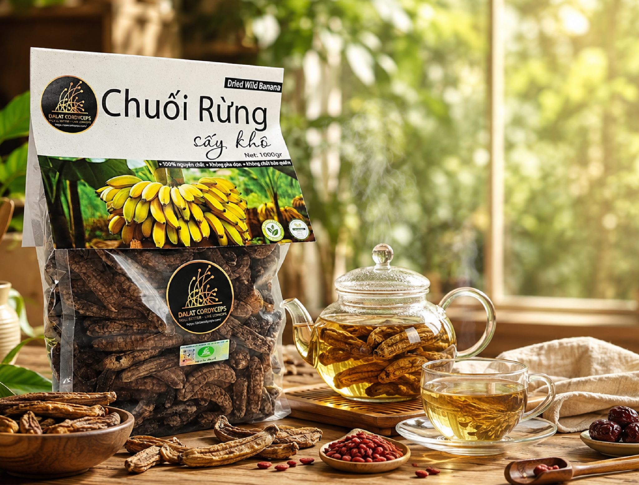 🌿 **CHUỐI RỪNG SẤY KHÔ - HƯƠNG VỊ MỘC MẠC TỪ THIÊN NHIÊN CHO MỖI NGÀY AN YÊN**