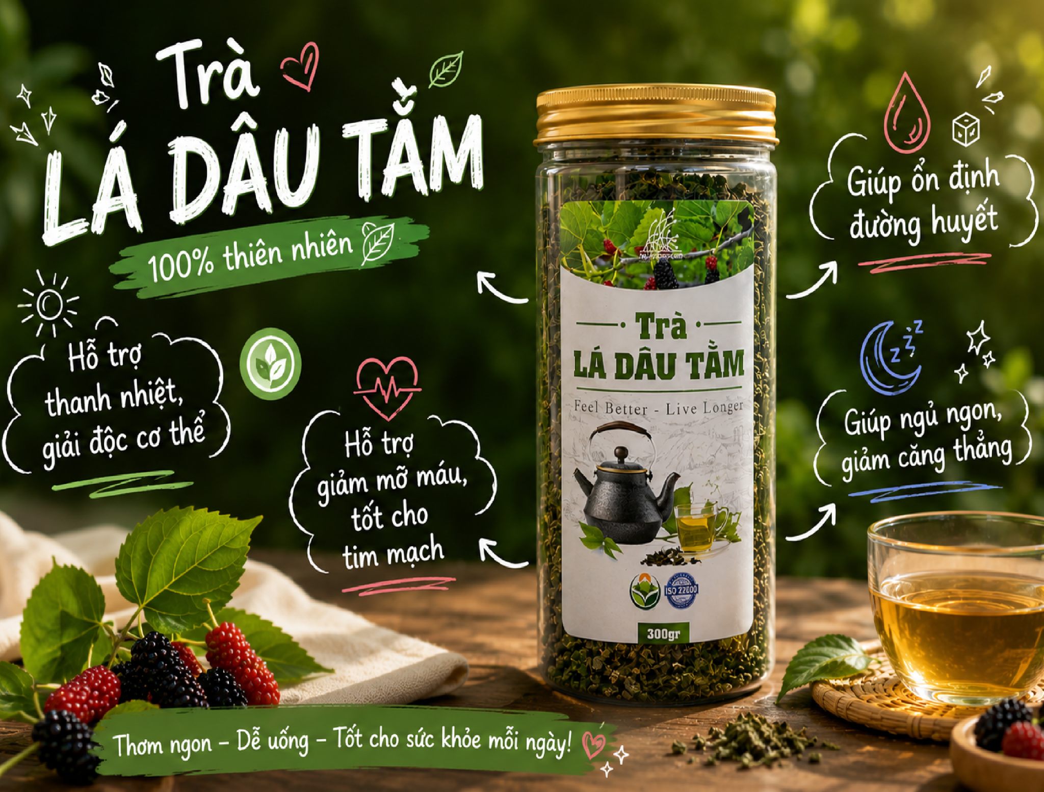 *** Trà lá dâu tằm - Món quà từ thiên nhiên ***