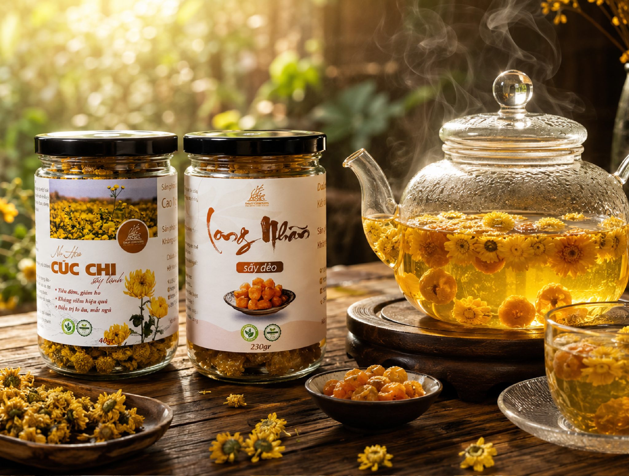 🌼 CÚC CHI & LONG NHÃN SẤY DẺO 🍵