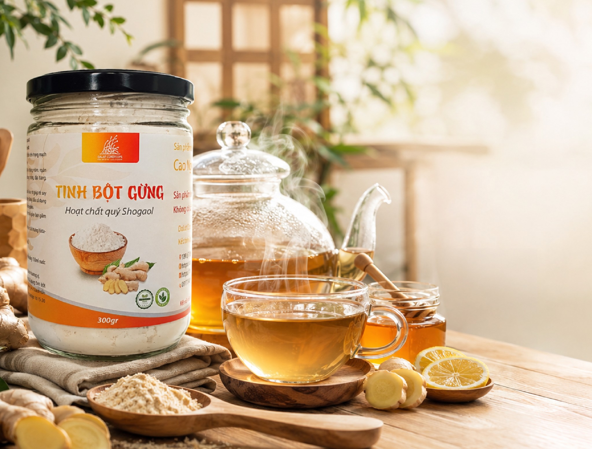 🌿 **TINH BỘT GỪNG - CHÚT ẤM ÁP NHỎ CHO MỖI NGÀY THÊM DỄ CHỊU**