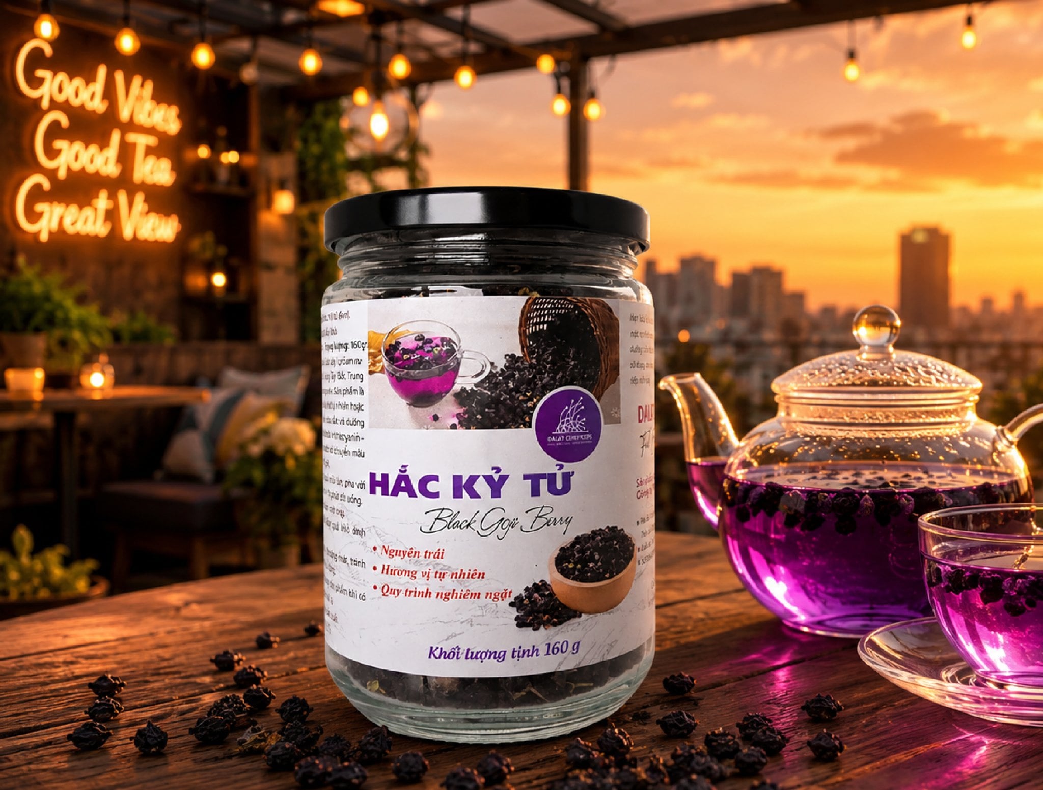 💜 Sắc tím của thiên nhiên trong từng ngụm trà - HẮC KỶ TỬ