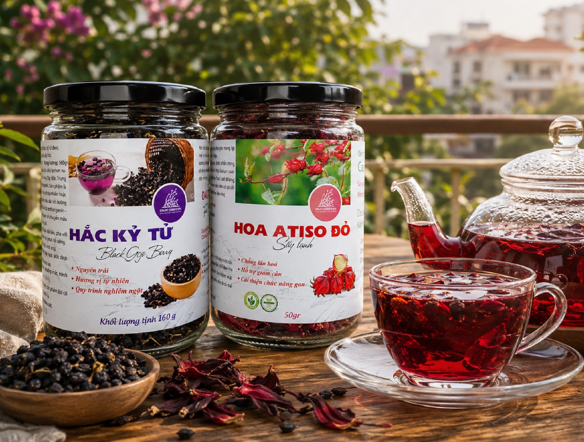 SỰ KẾT HỢP NGỌT DỊU TỪ THIÊN NHIÊN HẮC KỶ TỬ VÀ ATISO ĐỎ