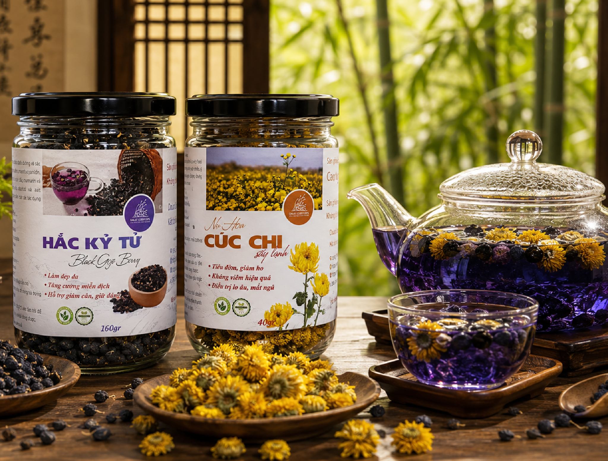 🌼 HẮC KỶ TỬ & HOA CÚC CHI -