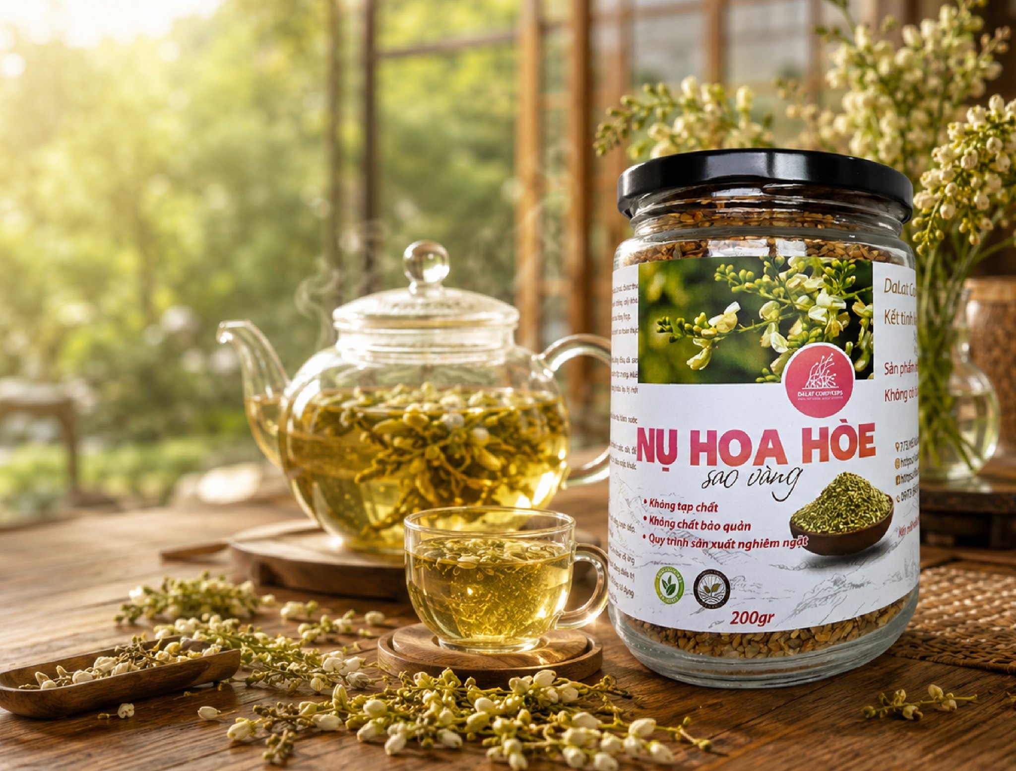 NỤ HOA HÒE - MỘT TÁCH TRÀ NHẸ NHÀNG CHO NHỮNG NGÀY MUỐN SỐNG CHẬM